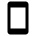 viedtālruņa ikona melnā krāsā